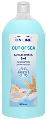 On Line Out of Sea 2w1 żel i płyn do kąpieli 980ml