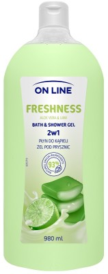 On Line Freshness 2w1 żel i płyn do kąpieli 980ml