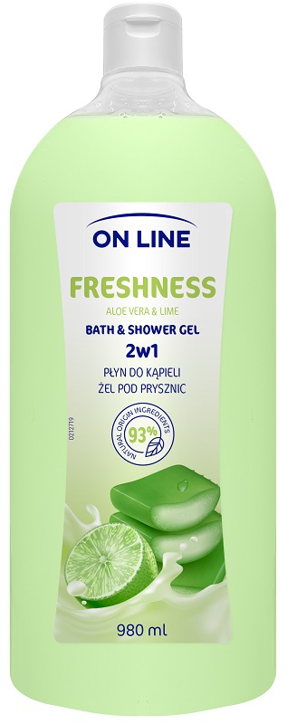 On Line Freshness 2w1 żel i płyn do kąpieli 980ml