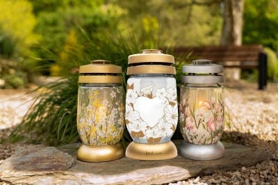 Bolsius Złote Serce lampion  3s 18 znicz 6 sztuk