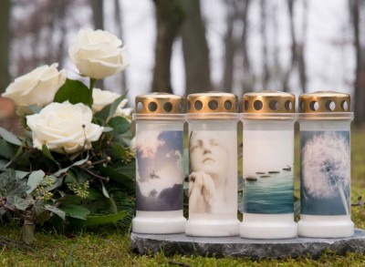 Bolsius Baloniki znicz z metalowym deklem 12 sztuk