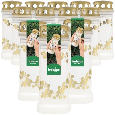 Bolsius Serce znicz z metalowym deklem 12 sztuk