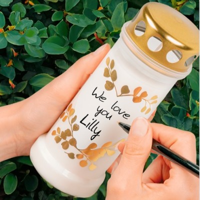 Bolsius Serce znicz z metalowym deklem 12 sztuk