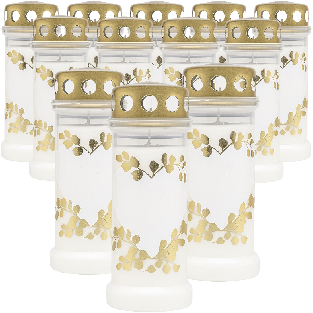 Bolsius Serce znicz z metalowym deklem 12 sztuk