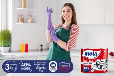 Mola Extra Mocne ręcznik kuchenny 2 rolki