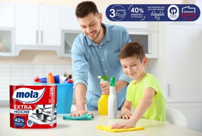 Mola Extra Mocne ręcznik kuchenny 2 rolki