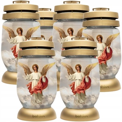 Bolsius Anioł lampion 3s 17 znicz 6 sztuk