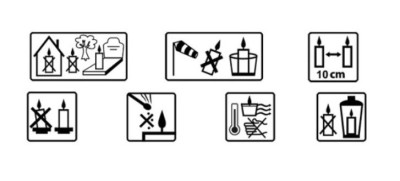 Bolsius Maryja lampion 3s 02 znicz 6 sztuk