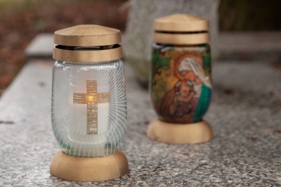 Bolsius Witraż lampion 3s 03 znicz 6 sztuk