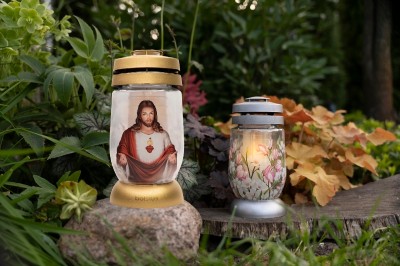 Bolsius Jezus-2 lampion  3s 12 znicz 6 sztuk