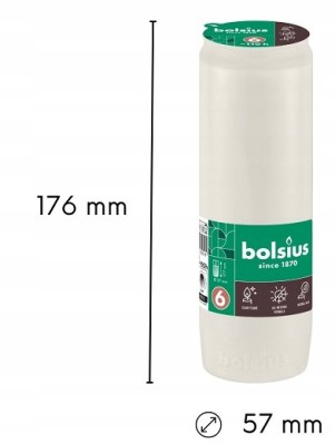 Bolsius wkład olejowy do zniczy RC6 zgrzewka 20 sztuk (110h)