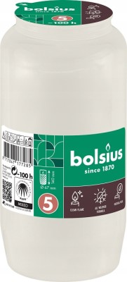 Bolsius wkład olejowy do zniczy RC5 zgrzewka 24 sztuk (100h)