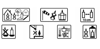 Bolsius Rita nr 4 wkład parafinowy do zniczy 88 godzin 20 sztuk