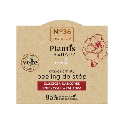 No36 Plantis Therapy Mak gruboziarnisty peeling do stóp 100ml