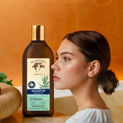Mrs. Potter's potrójna moc ziół szampon do włosów suchych 390ml