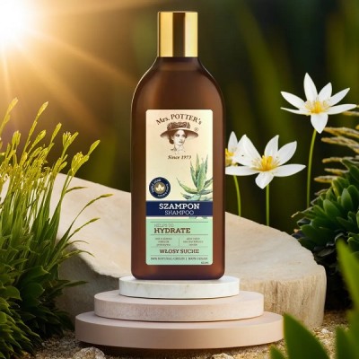Mrs. Potter's potrójna moc ziół szampon do włosów suchych 390ml