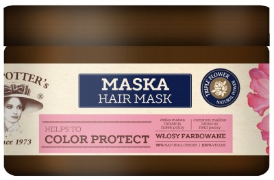 Mrs. Potter's potrójna moc kwiatów maska do włosów farbowanych 230ml