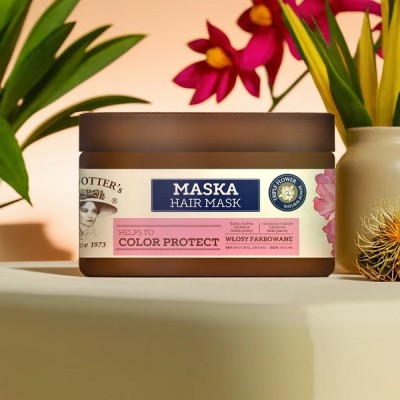 Mrs. Potter's potrójna moc kwiatów maska do włosów farbowanych 230ml