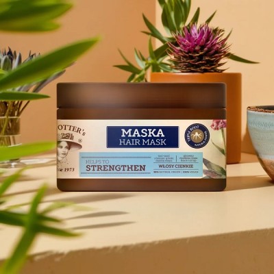 Mrs. Potter's potrójna moc korzeni maska do włosów cienkich 230ml