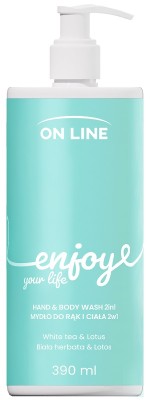 On Line Emocje Enjoy mydło do rąk w płynie 390ml