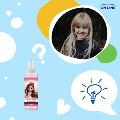 On Line Kids Princess Victoria spray do włosów dla dzieci 200ml