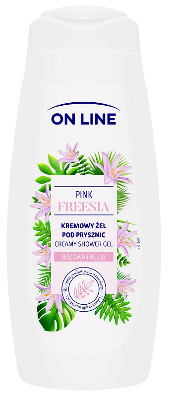 On Line Pink Freesia kremowy żel pod prysznic 400ml