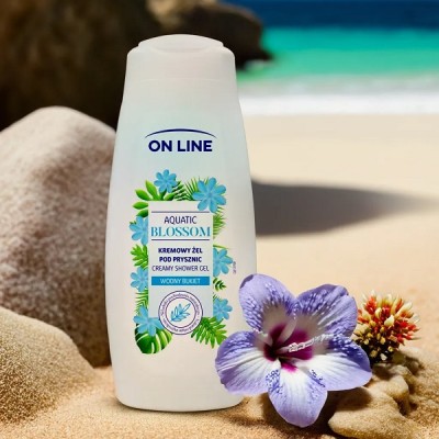On Line Aquatic Blossom kremowy żel pod prysznic 400ml