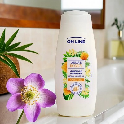 On Line Vanilia Honey kremowy żel pod prysznic 400ml
