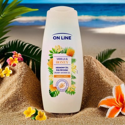 On Line Vanilia Honey kremowy żel pod prysznic 400ml
