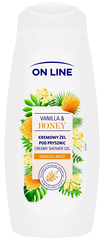 On Line Vanilia Honey kremowy żel pod prysznic 400ml