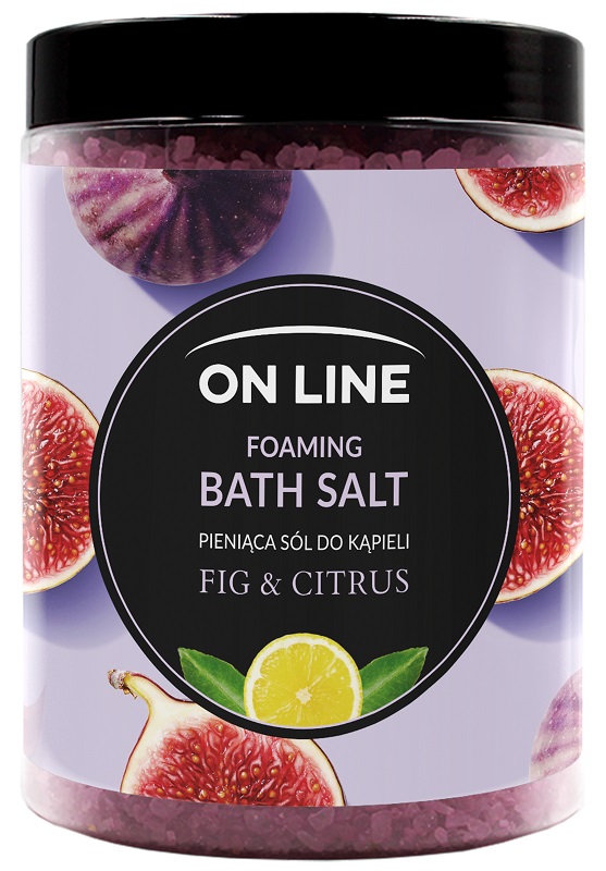 On Line Fig & Citrus pieniąca sól do kąpieli 1,2kg