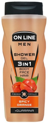 On Line Men Spicy Orange męski żel 3w1 pod prysznic 410ml