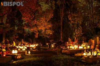 Bispol znicz 4072 szklany z różą na białym tle tacka 4 sztuki