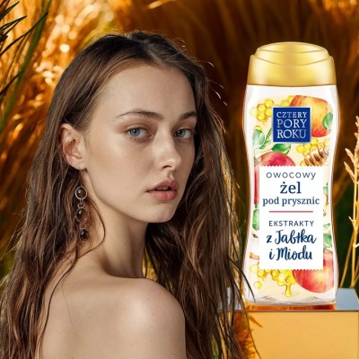 Cztery Pory Roku Jabłko i Miód żel pod prysznic 300ml