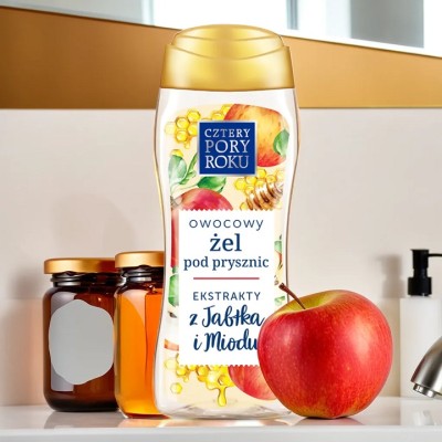 Cztery Pory Roku Jabłko i Miód żel pod prysznic 300ml