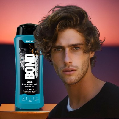 Bond Survival żel pod prysznic 3w1 dla mężczyzn 400ml