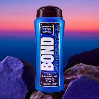 Bond Winners Team Guarana i Cynk żel pod prysznic 3w1 dla mężczyzn 400ml