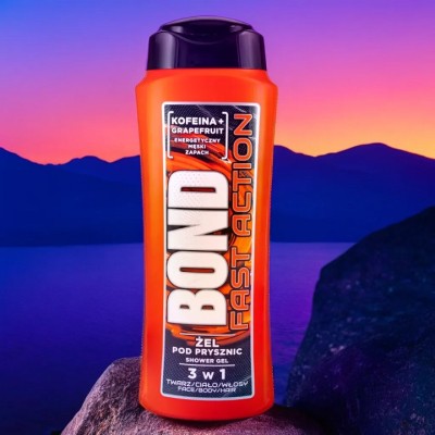 Bond Fast Action Kofeina i Grapefruit żel pod prysznic 3w1 dla mężczyzn 400ml