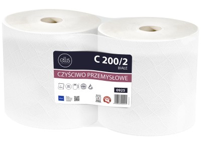 ELLIS PROF.0925  CZYŚCIWO C200/2  BIAŁE 2 SZTUKI  celuloza 2-warstwowy