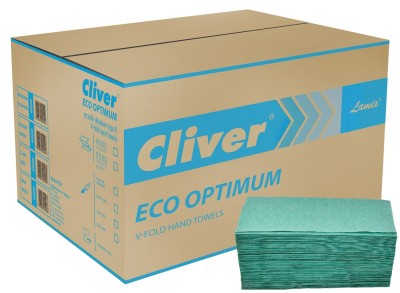 Cliver Eco Optimum zielony ręcznik z makulatury 4000 listków