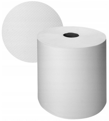 Ellis Professional biały ręcznik papierowy 2-warstwowy 6 rolek