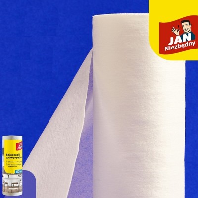 Jan Niezbędny białe ściereczki na rolce 50 listków