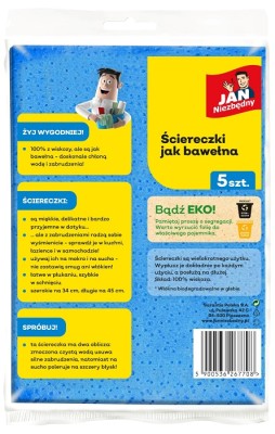 Jan Niezbędny ściereczki jak bawełna 5 szt.