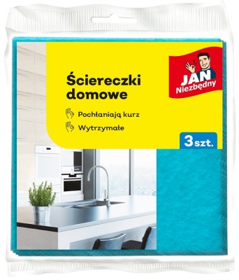 Jan Niezbędny domowe ściereczki do kurzu 3 szt.