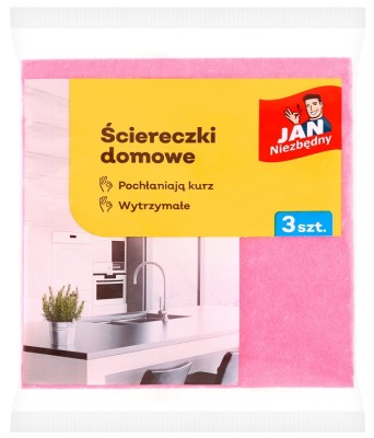 Jan Niezbędny domowe ściereczki do kurzu 3 szt.
