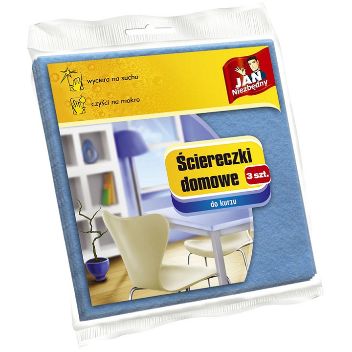 Jan Niezbędny domowe ściereczki do kurzu 3 szt.