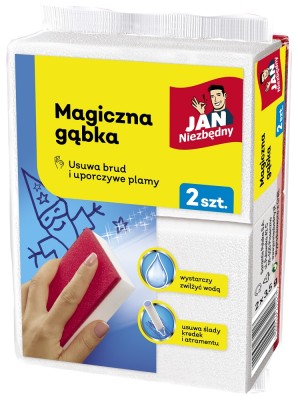Jan Niezbędny Magiczna Gąbka do czyszczenia 2 szt.