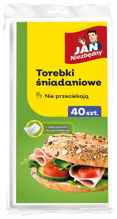 Jan Niezbędny papierowe torebki śniadaniowe 40 szt.
