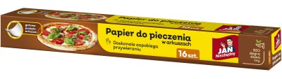 Jan Niezbędny papier do pieczenia w arkuszach 16 szt.