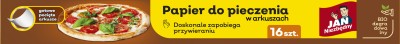 Jan Niezbędny papier do pieczenia w arkuszach 16 szt.